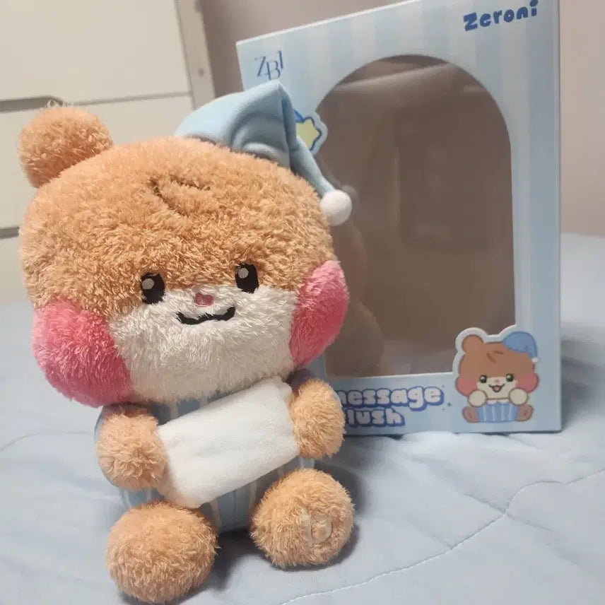[BUNJANG] ZB1 ZERØY Message Medium Plush (Binini) / 제베원 제로니 메시지 중형 인형(비니니)