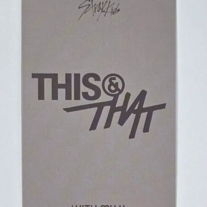 [BUNJANG] Stray Kids SKZ Han This&amp;That Withmuu POB Photocard / SKZ 스키즈 한 THIS&amp;THAT 디스앤댓 위드뮤 특전 포토카드