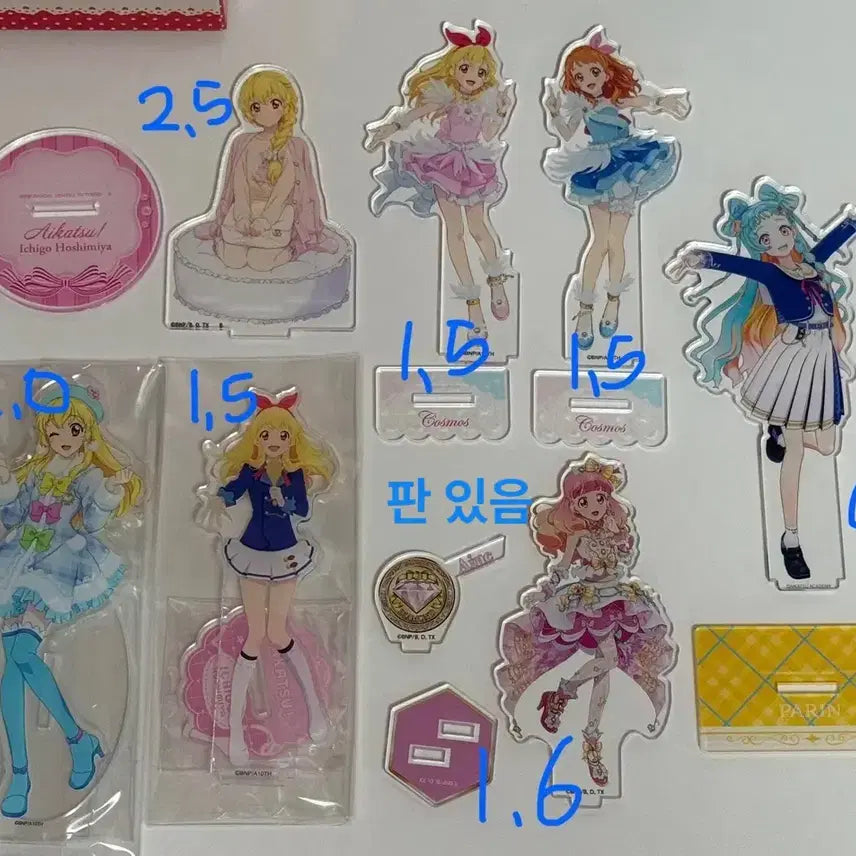 [BUNJANG] Aikatsu! Ichigo Akari Aine Acrylic Stand / 아이카츠 아크릴 스탠드