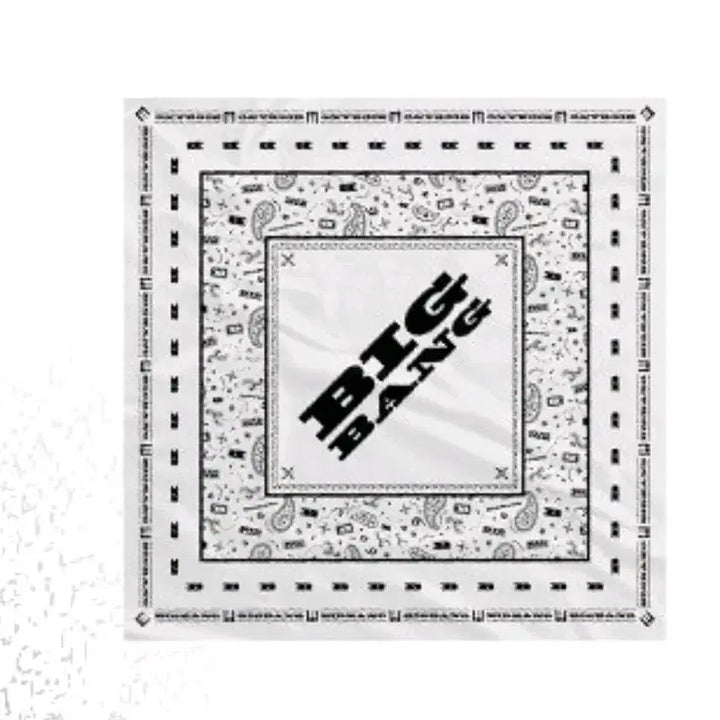 [BUNJANG] Big Bang 20th Anniversary Concert Limited Edition MD Bandana (Sealed) / 미개봉) 빅뱅 20주년 콘서트 한정판 md 반다나