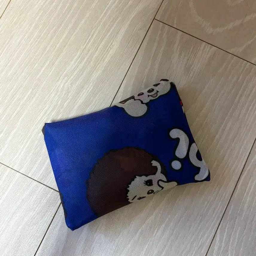 [BUNJANG] Monchhichi Portable Folding Shopping Bag / 몬치치 휴대용 접이식 장바구니
