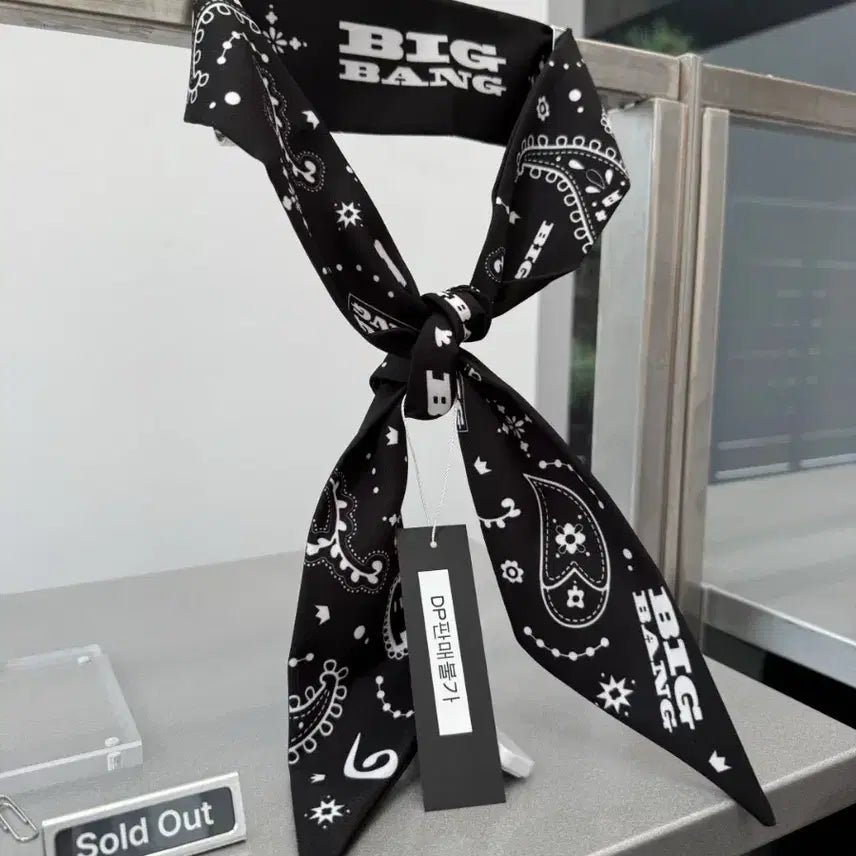[BUNJANG] Bigbang 20th Anniversary Concert MD Bandana Scarf (Sealed) / 미개봉) 빅뱅 20주년 콘서트 md 반다나 스카프