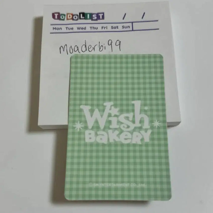 [BUNJANG] NCT WISH SION Photocard / 엔시티위시 wish bakery 시온 포카