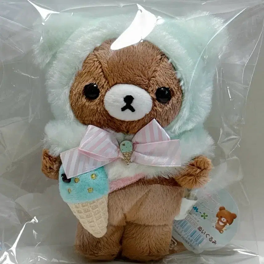 [BUNJANG] Happy Ice Cream Koguma Chairoi Koguma Plush Doll / 해피아이스크림 코구마 차이로이코구마 누이 인형