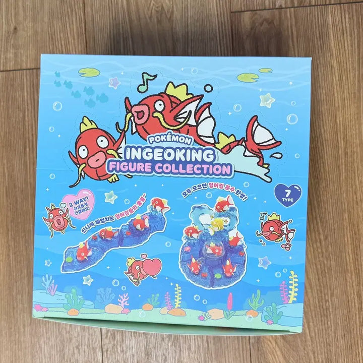 [BUNJANG] Mureungdowon Pokemon "Kingler" Figure Collection (7 Types, No Duplicates) / 무릉도원 잉어킹 피규어 컬렉션 7종 중복 없습