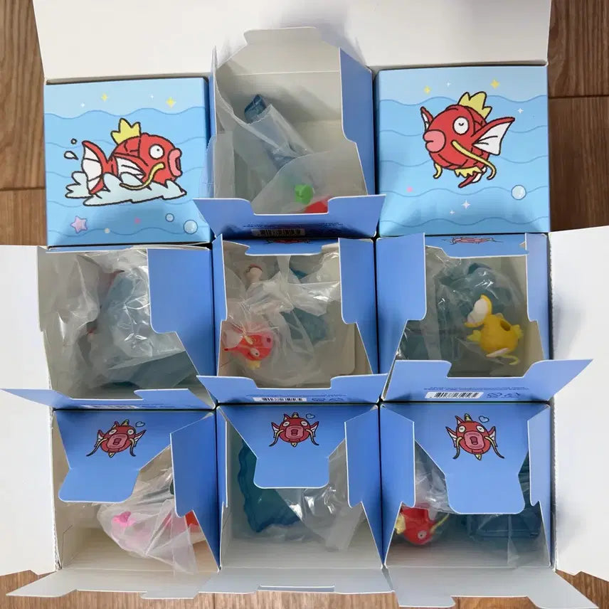 [BUNJANG] Mureungdowon Pokemon "Kingler" Figure Collection (7 Types, No Duplicates) / 무릉도원 잉어킹 피규어 컬렉션 7종 중복 없습