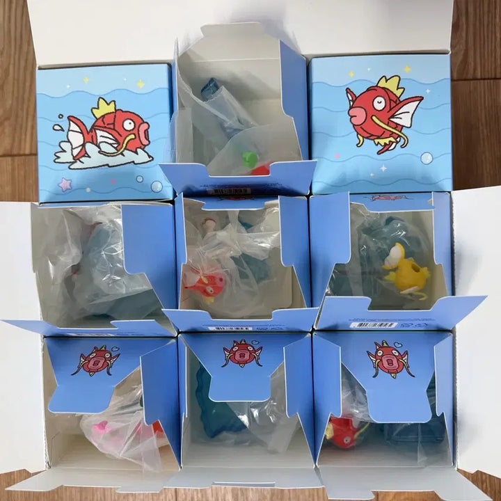 [BUNJANG] Mureungdowon Pokemon "Kingler" Figure Collection (7 Types, No Duplicates) / 무릉도원 잉어킹 피규어 컬렉션 7종 중복 없습