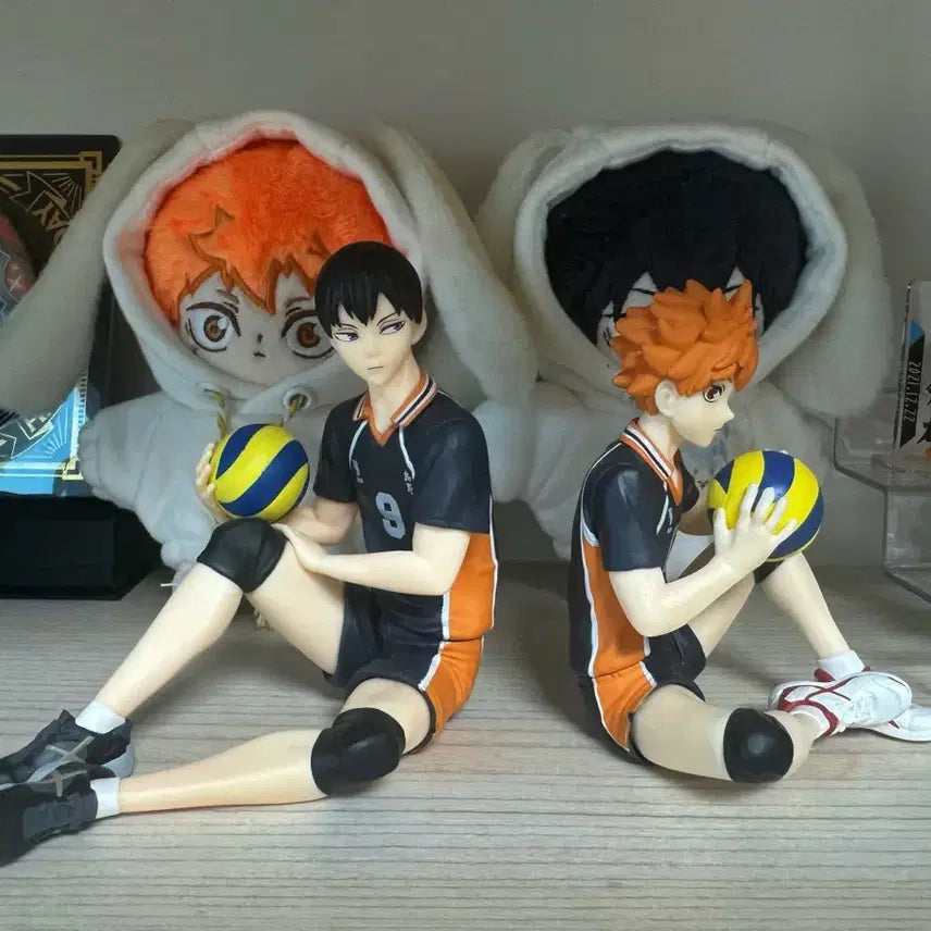 [BUNJANG] Kageyama Tobio &amp; Hinata Shoyo Noodle Stopper Figures / 카게야마 히나타 누들스토퍼