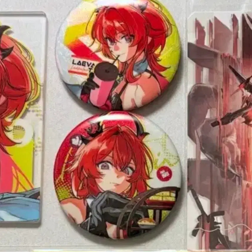 [BUNJANG] Arknights Endfield Levantine Prismland Can Badge Set / 명일방주 엔드필드 엔필 레바테인 프리즘랜드 캔뱃지 세트