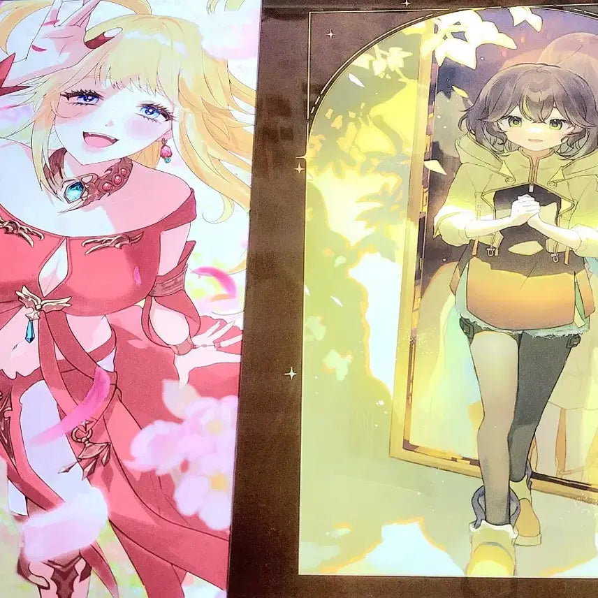[BUNJANG] Final Fantasy XIV "Shadowbringers" Unofficial Merchandise Bundle - Binder, Sticker, Photocard Holder, Acrylic Keyring, L-Files / [일괄] 파판14 비공식 칠흑 바인더 트레카 L파일 포토 홀더 아크릴 키링 스티커 파이널판타지14