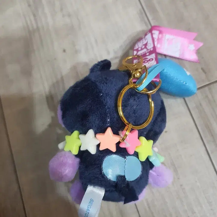[BUNJANG] Baikanman Plush Keychain with Star Charm / 세균맨 인형 키링