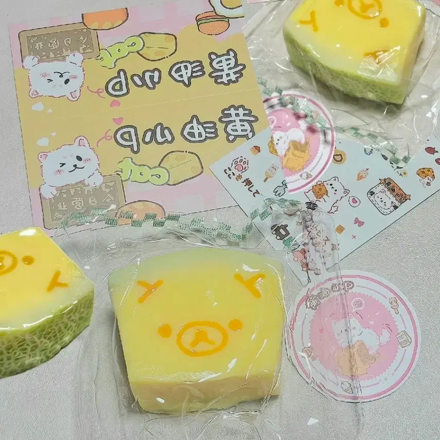 [BUNJANG] Honey Melon Rilakkuma Kumah Squishy Toy (New) / 샤오홍슈 허니멜론 리락쿠마 쿠마 수제 말랑이 <새제품>