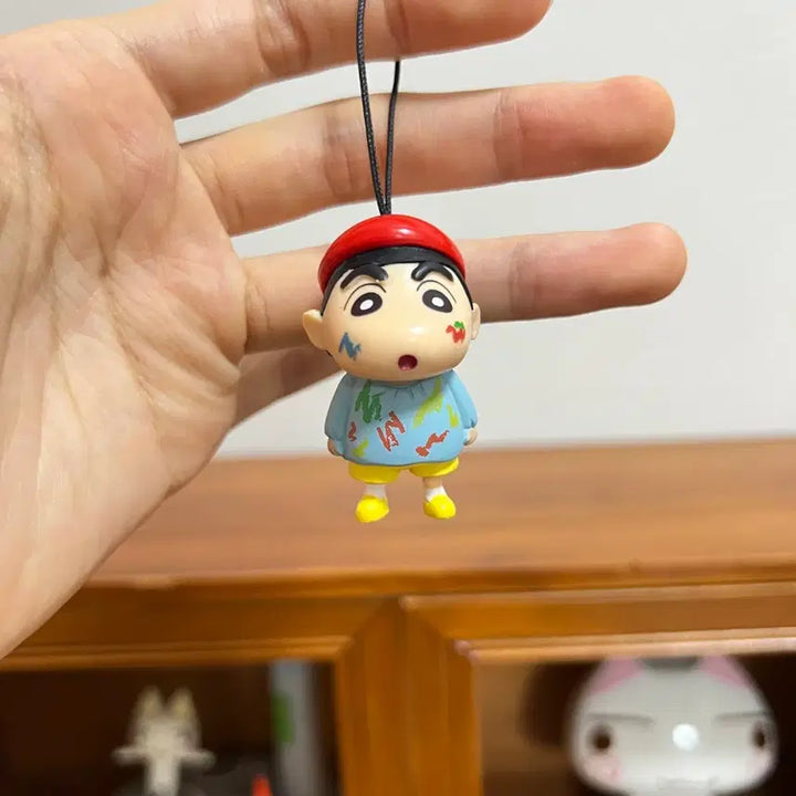 [BUNJANG] Crayon Shin-chan Shin-chan Keyring Strap / 짱구는 못말려 짱구 키링 스트랩