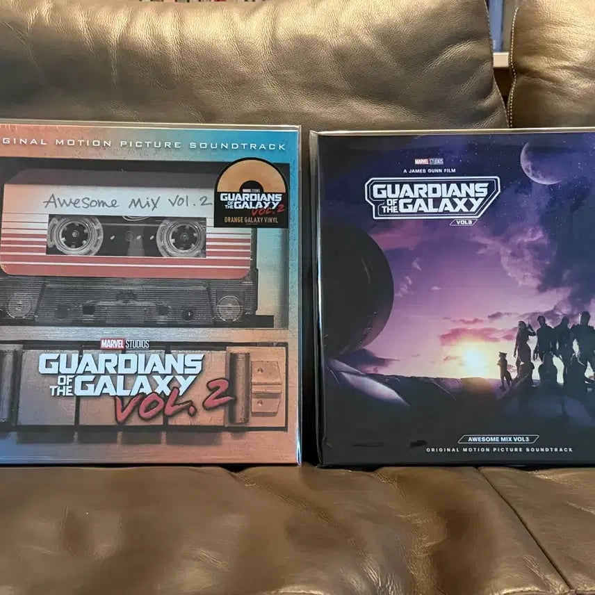 [BUNJANG] Guardians of the Galaxy Vol. 2 &amp; Vol. 3 Limited Edition Colored Vinyl LP Set (Sealed) / 미개봉 세트) 가디언즈오브갤럭시 2 3 lp 컬러반 가오갤