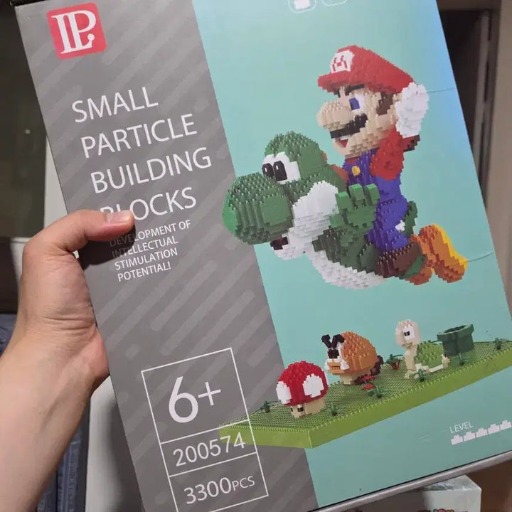 [BUNJANG] Super Mario &amp; Yoshi Block Figure Set / 슈퍼마리오 요시 블록 피규어