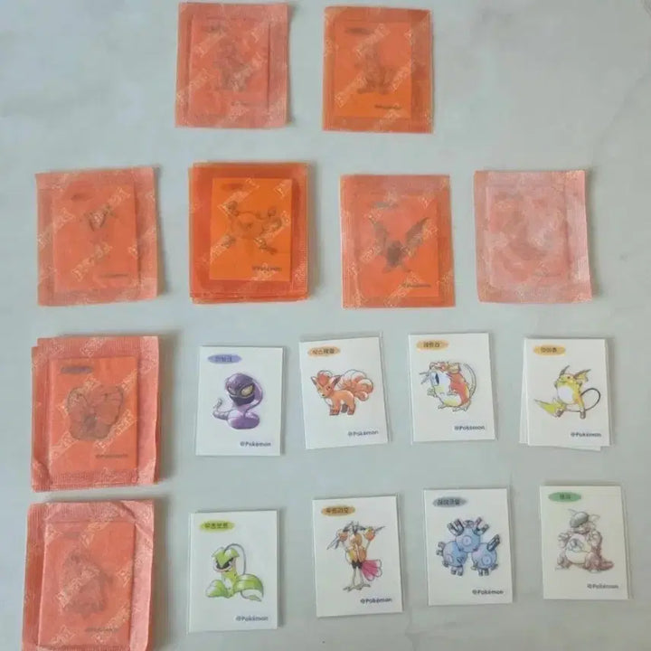 [BUNJANG] Pokemon Artwork Mewtwo &amp; Snorlax (Fat Pikachu) Mini Albums / 포켓몬 아트워크 뮤츠, 뚱까츄 띠부씰 판매 합니다