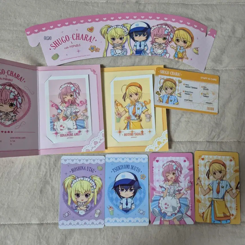 [BUNJANG] Shugo Chara! Popable Goods Bundle Set / 캐릭캐릭체인지 팝퍼블 굿즈 일괄 양도