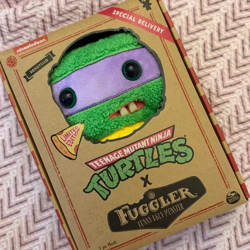 [BUNJANG] Pugler x Teenage Mutant Ninja Turtles Collaboration Donatello Limited Edition Plush / 퍼글러 x 닌자거북이 콜라보 도나텔로