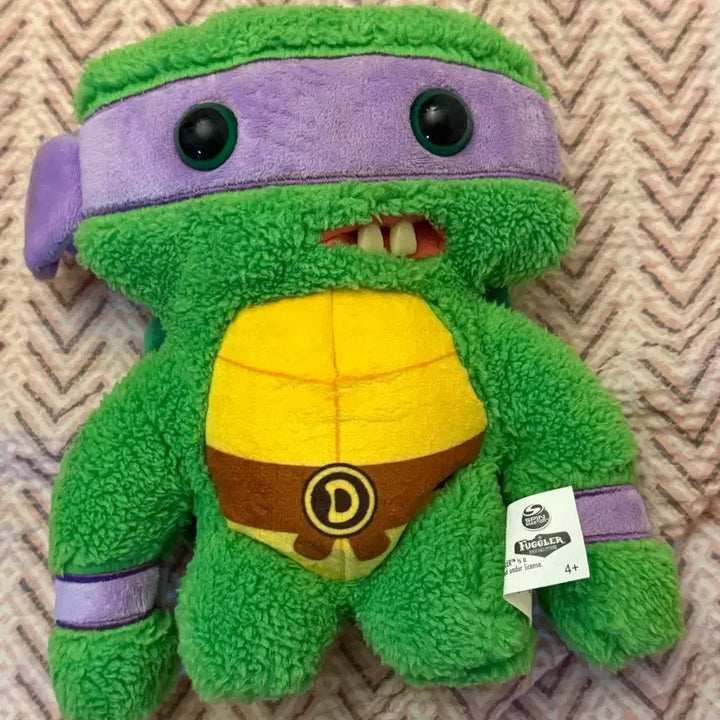 [BUNJANG] Pugler x Teenage Mutant Ninja Turtles Collaboration Donatello Limited Edition Plush / 퍼글러 x 닌자거북이 콜라보 도나텔로