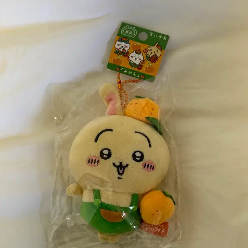 [BUNJANG] Chiikawa Shizuoka Mandarin Usagi Mascot (Sealed) / 치이카와 시즈오카 귤 우사기 마스코트 정품 미개봉