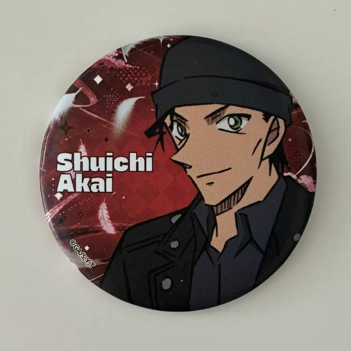 [BUNJANG] Detective Conan The Hyundai Popup Random Hologram Can Badge: Shuichi Akai / 명탐정 코난 더현대 팝업 랜덤 홀로그램 캔뱃지 아카이 슈이치