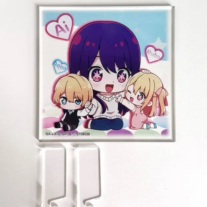 [BUNJANG] Oshi no Ko Chibi Character Acrylic Stand Aqua Ruby / 최애의아이 치비 캬라크릴 아크릴 스탠드 판매 오시노코 아쿠아 루비