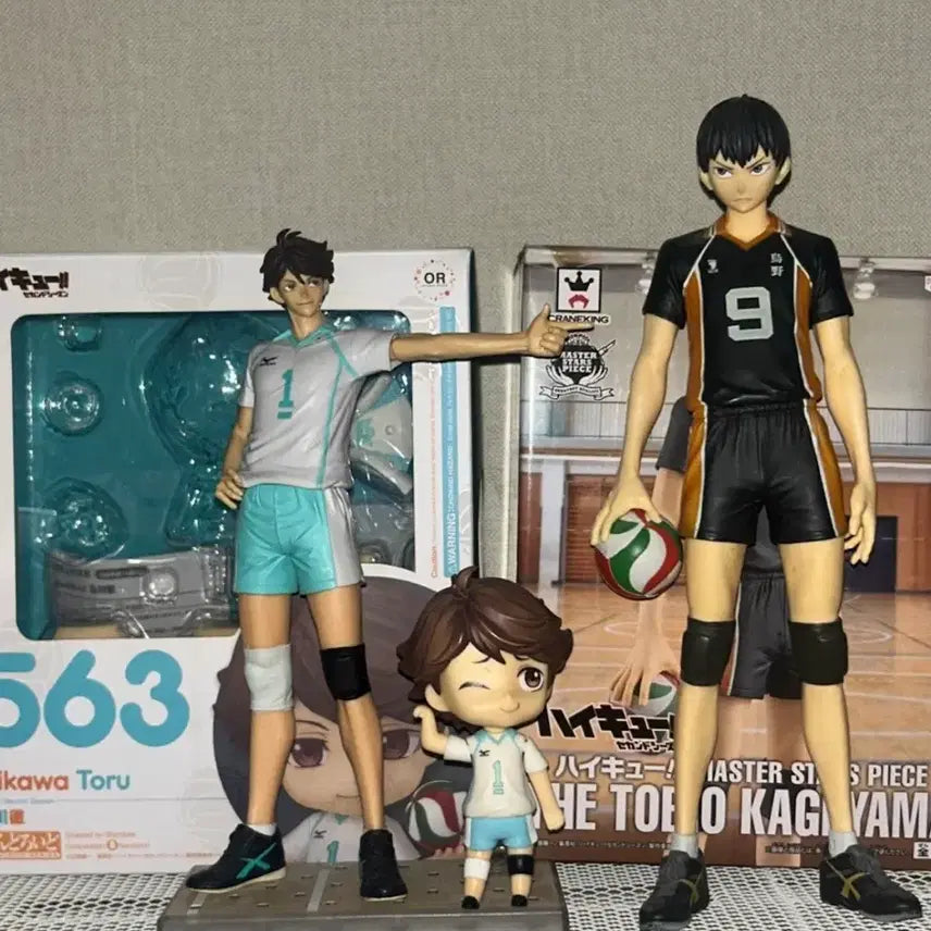[BUNJANG] Haikyuu!! Oikawa &amp; Kageyama Nendoroid &amp; Figure Bundle Set / 하이큐  오이카와 카게야마 피규어 ,넨도로이드 일괄