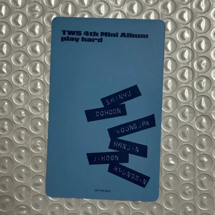 [BUNJANG] TWS Shinyu Play Hard Tower Records Lucky Draw Photocard / 투어스 신유 플레이하드 타워레코드 럭드