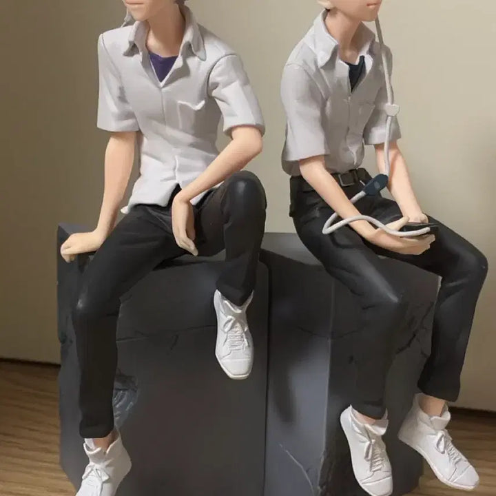 [BUNJANG] Evangelion Nagisa Kaworu &amp; Ikari Shinji Figure Bundle Set / 에반게리온 나기사 카오루 이카리 신지 피규어 일괄