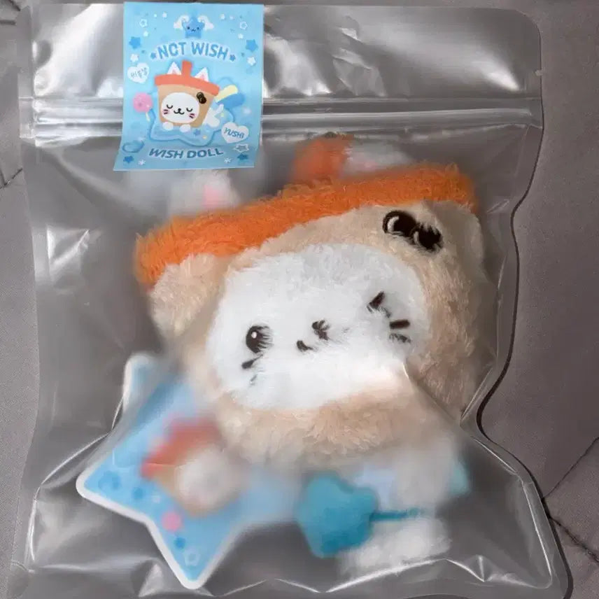 [BUNJANG] NCT WISH Wishdoll Bubble Cat First Edition Photocard Holder / 엔시티 위시 위시돌 버블냥 초판 유우시 인형