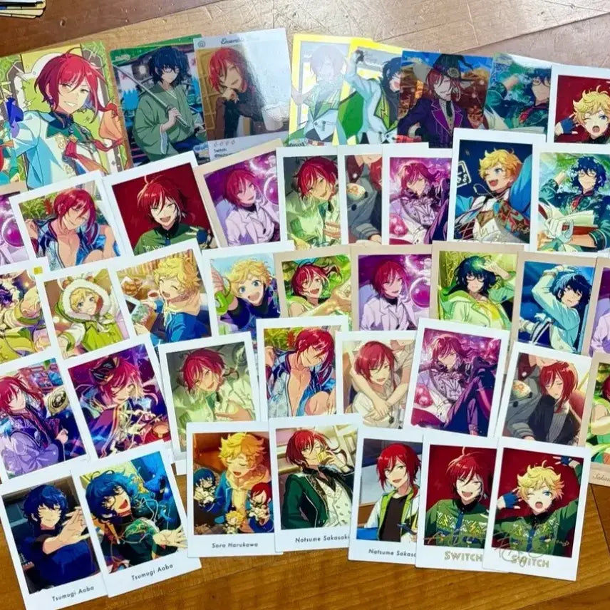 [BUNJANG] Ensemble Stars Switch Natsume Sota Tsumugi Pashach Chek Collection Bundle Set / 앙스타 스위치 나츠메 소라 츠무기 파샤 파샷츠 클카 일괄
