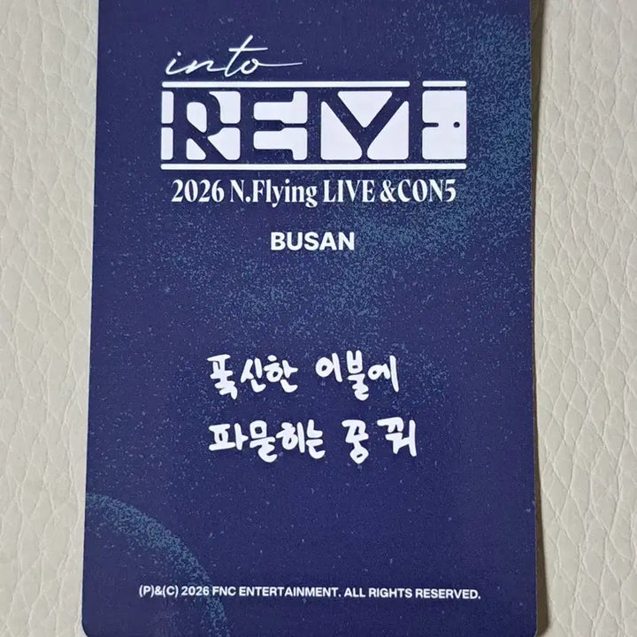 [BUNJANG] N.Flying Seo Dong Sung Busan Pillow Keychain Photocard / 엔플라잉 서동성 부산베개사쉐 포카