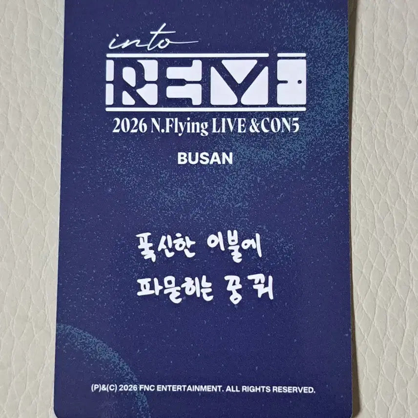 [BUNJANG] N.Flying Seo Dong Sung Busan Pillow Keychain Photocard / 엔플라잉 서동성 부산베개사쉐 포카