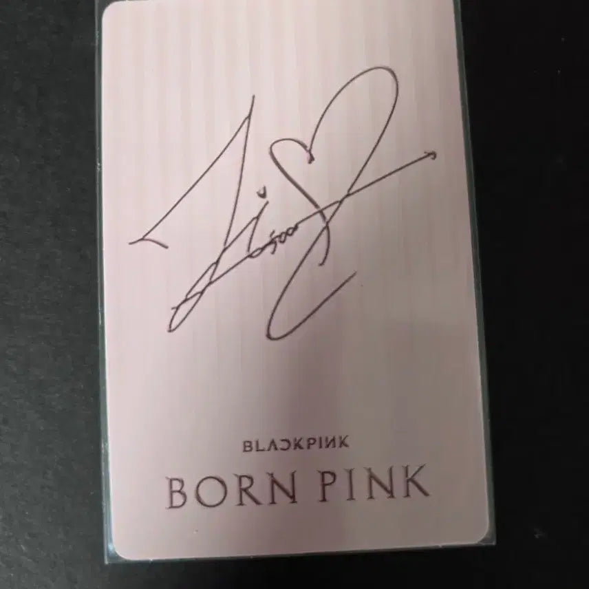 [BUNJANG] BLACKPINK Jisoo Bornpink Vinyl LP Photocard / 블랙핑크 블핑 포토카드 포카 지수 jisoo BLACKPINK Vinyl LP Bornpink 본핑크