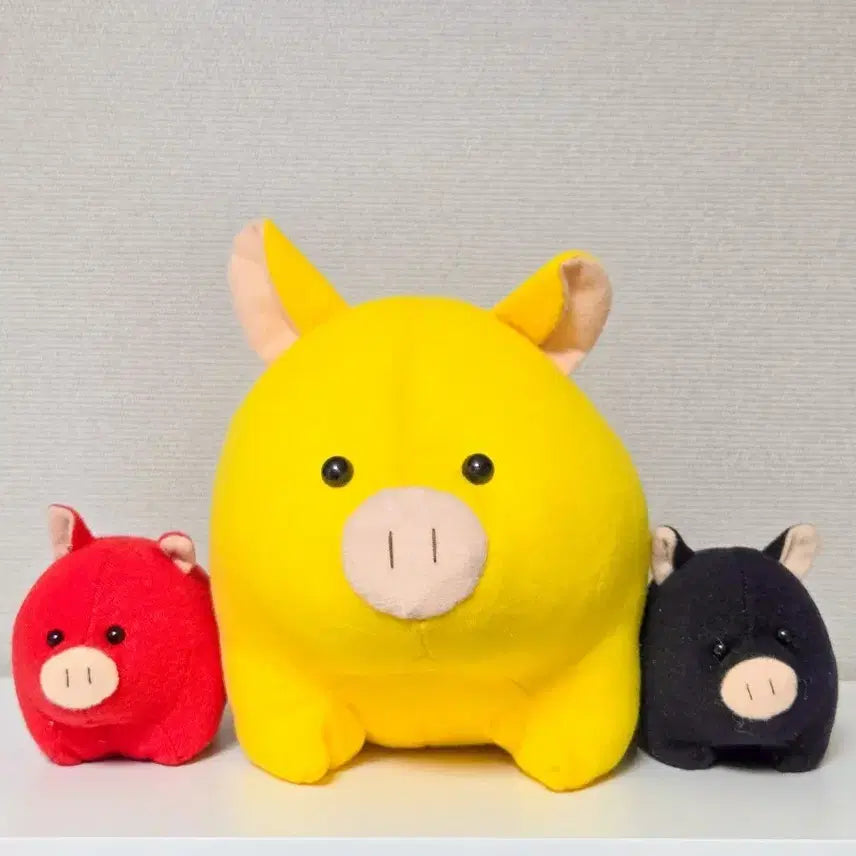 [BUNJANG] Classic Japanese Three Little Pigs Doll Set / 고전인형 일본 아기돼지 삼형제 세트 돼지 인형