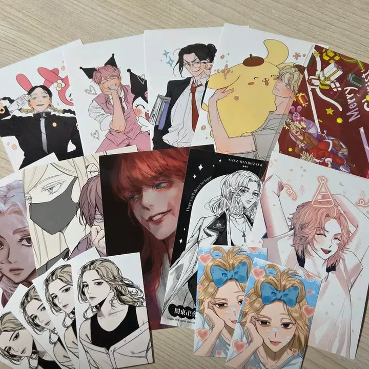 [BUNJANG] Tokyo Revengers Paper Goods Postcards &amp; Photocards Bundle Set (16 pcs) / (일괄) 도리벤 비공굿 프박 엽서 지류 포토 카드 16장