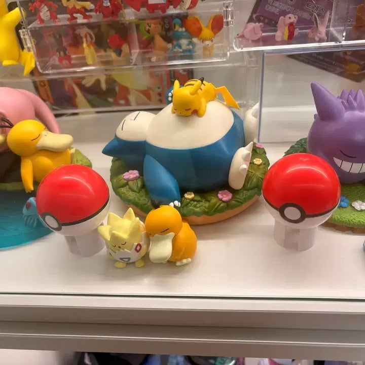 [BUNJANG] Banpresto Pokemon Sleeping Figures (Pikachu, Bulbasaur, Slowpoke, Gengar) / 반프레스토 피규어 팝니다