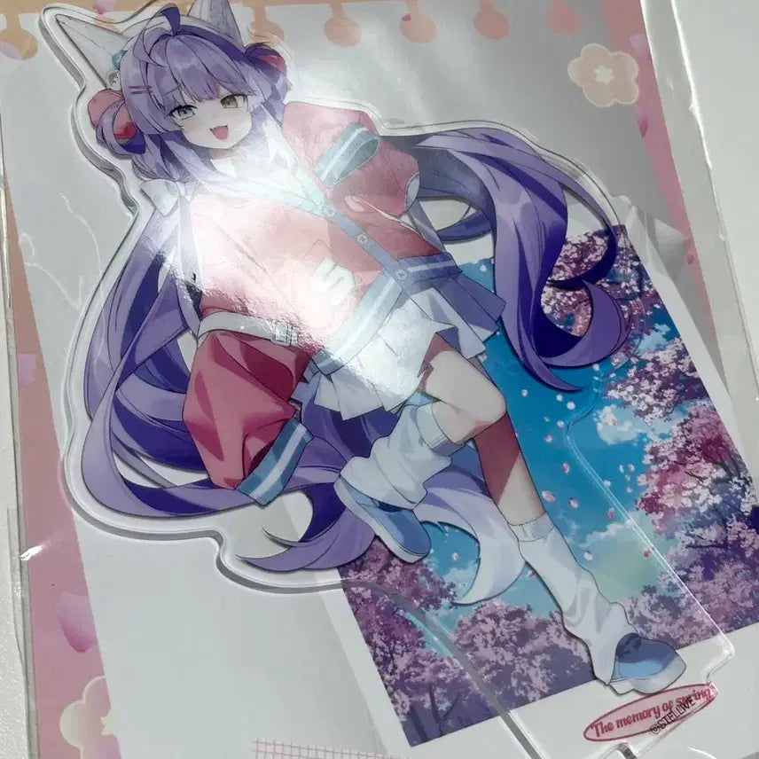 [BUNJANG] Stellive Tenko Shibuki Spring Bloom Date Acrylic Stand / 스텔라이브 봄빛데이트 텐코시부키 아크릴스탠드
