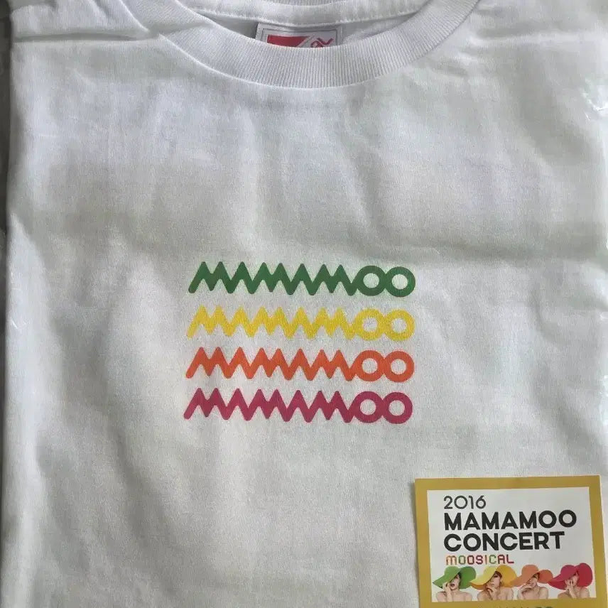 [BUNJANG] Mamamoo Mugeol Concert T-shirt S (Sealed) / 마마무 2016 콘서트 무지컬 굿즈 티셔츠 S 미개봉