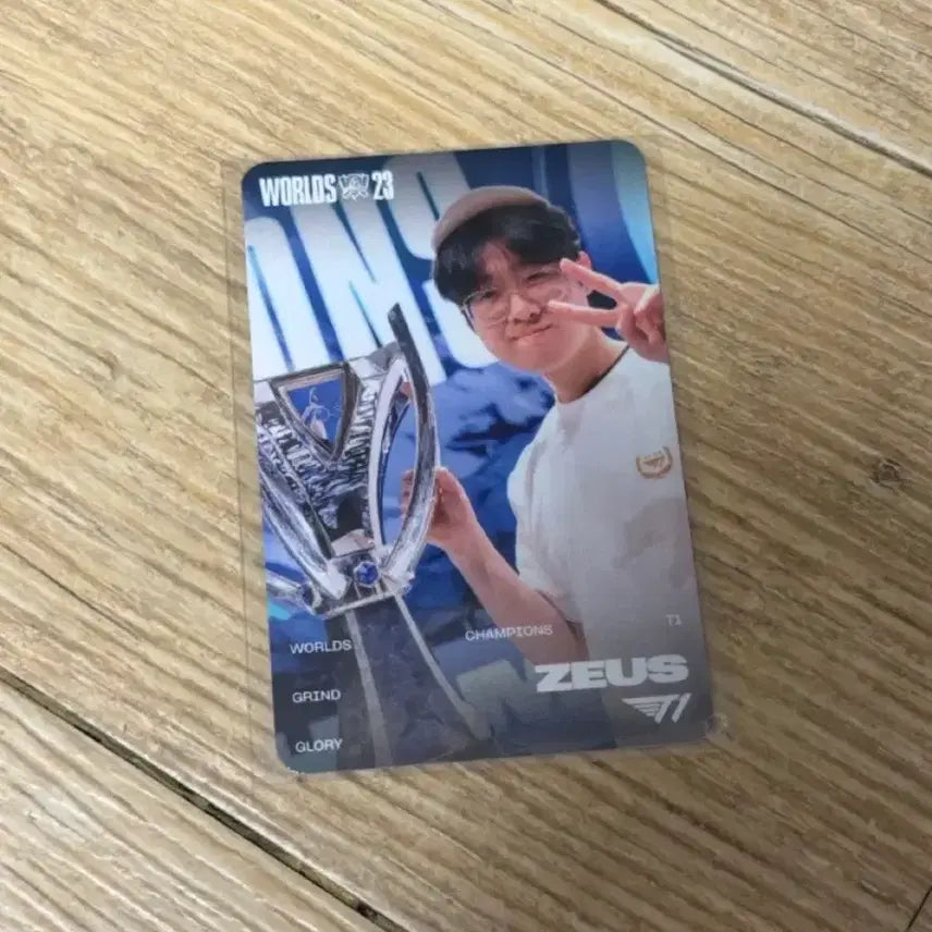 [BUNJANG] T1 Zeus 2023 Worlds Photocard / 23 티원 월즈 제우스 포카 포토카드 (현 한화생명e스포츠 hle)