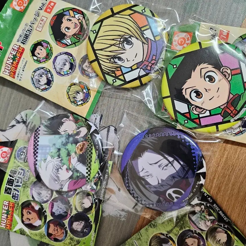 [BUNJANG] Hunter x Hunter Can Badge Bundle Set / 헌터헌터 캔뱃지 일괄