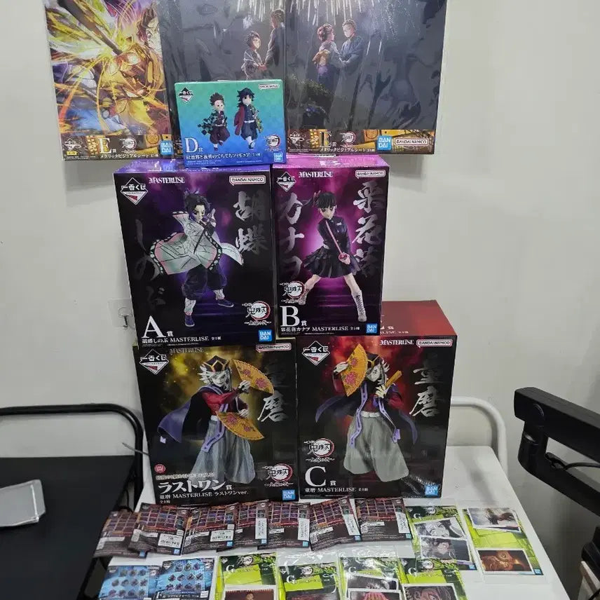 [BUNJANG] Kimetsu no Yaiba Ichiban Kuji Upper Rank 2 Full Set / (무료배송)제일복권 이치방쿠지 상현의 2 귀멸의칼날 ABCD 라원+하위상 18개