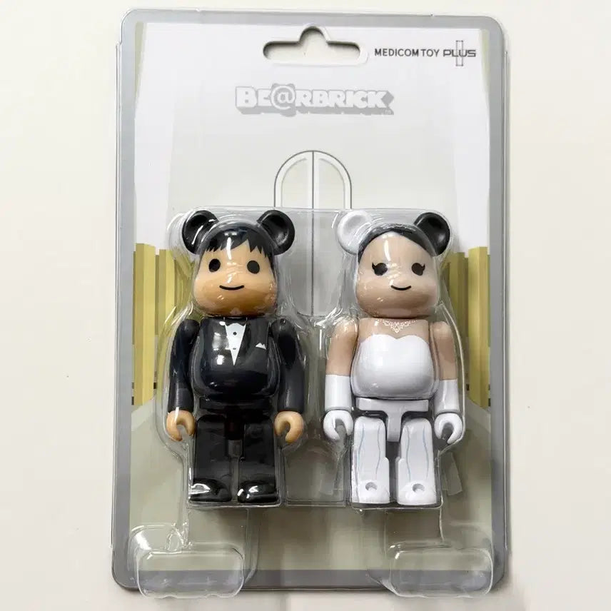 [BUNJANG] Medicom Toy BE@RBRICK Wedding Set 100% / 베어브릭 웨딩 세트