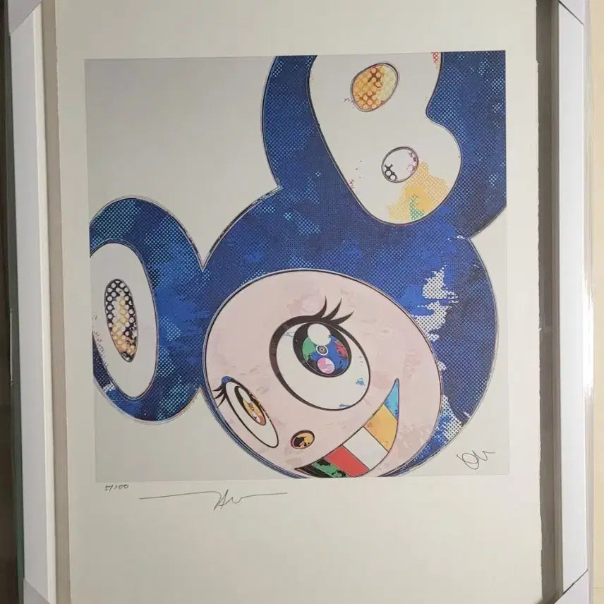 [BUNJANG] Takashi Murakami Print Edition Framed Art / 무라카미 다카시 그림액자 판화 에디션