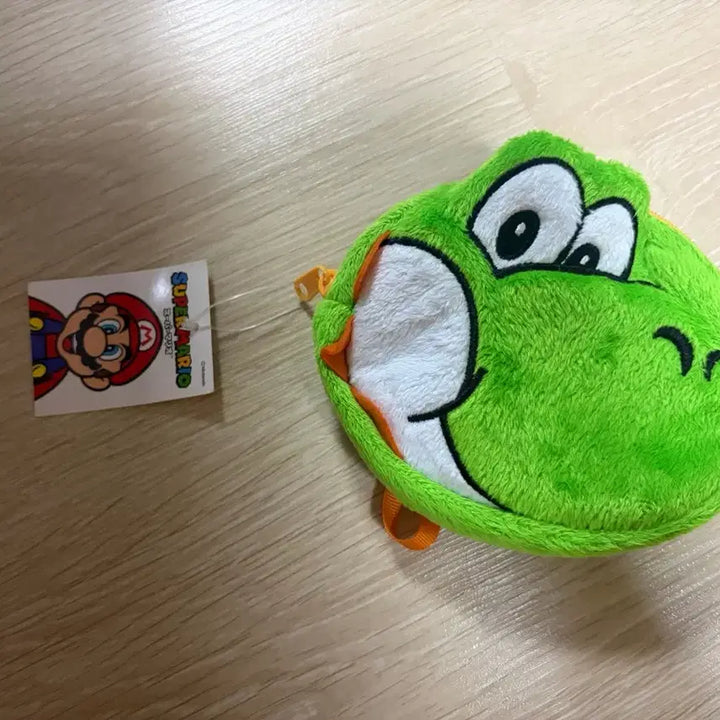 [BUNJANG] Nintendo Super Mario Yoshi Face Coin Pouch / 닌텐도 슈퍼마리오 요시 얼굴 동전지갑 파우치