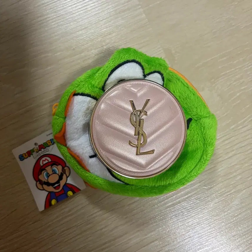 [BUNJANG] Nintendo Super Mario Yoshi Face Coin Pouch / 닌텐도 슈퍼마리오 요시 얼굴 동전지갑 파우치