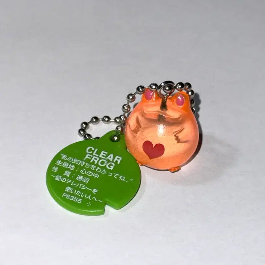[BUNJANG] Frog Style Classic Keychain Gacha Clear Frog / 프로그스타일 고전 키링 가챠 클리어 프로그