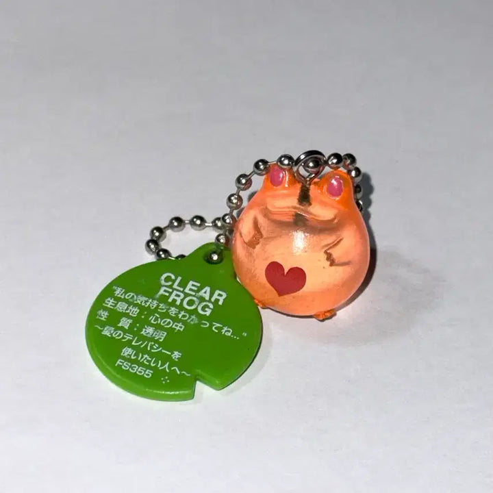 [BUNJANG] Frog Style Classic Keychain Gacha Clear Frog / 프로그스타일 고전 키링 가챠 클리어 프로그