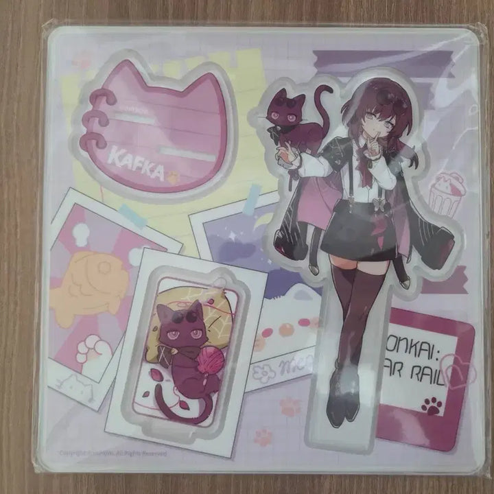[BUNJANG] Honkai Star Rail Tinycat Kafka Acrylic Standee (Sealed) / 미개봉) 붕괴 스타레일 타이니캣 카프카 아크릴 스탠드
