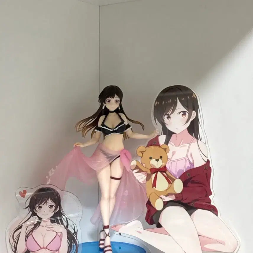 [BUNJANG] Rent-a-Girlfriend Chizuru Acrylic Stand Bundle Set / 랜탈여친  치즈루 피규어 아크릴 일괄